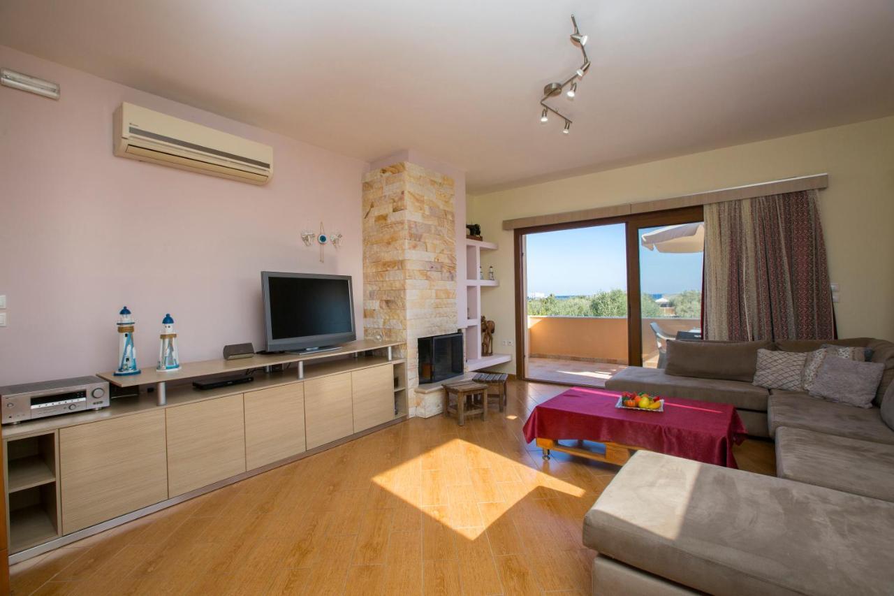Serenity Sea-View Home Afandou Exterior foto